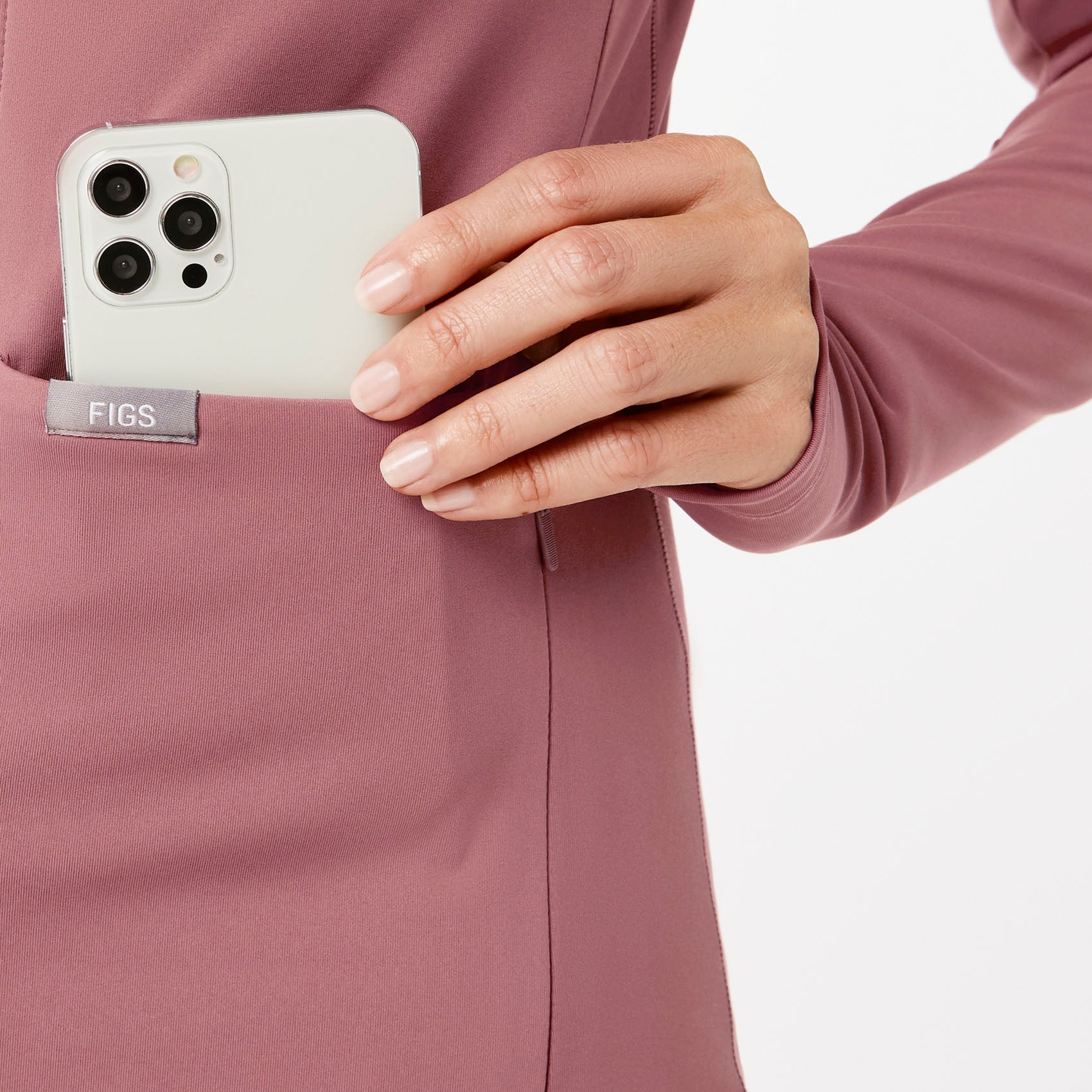 ContourKnit Scrub Jacket™ - Mauve