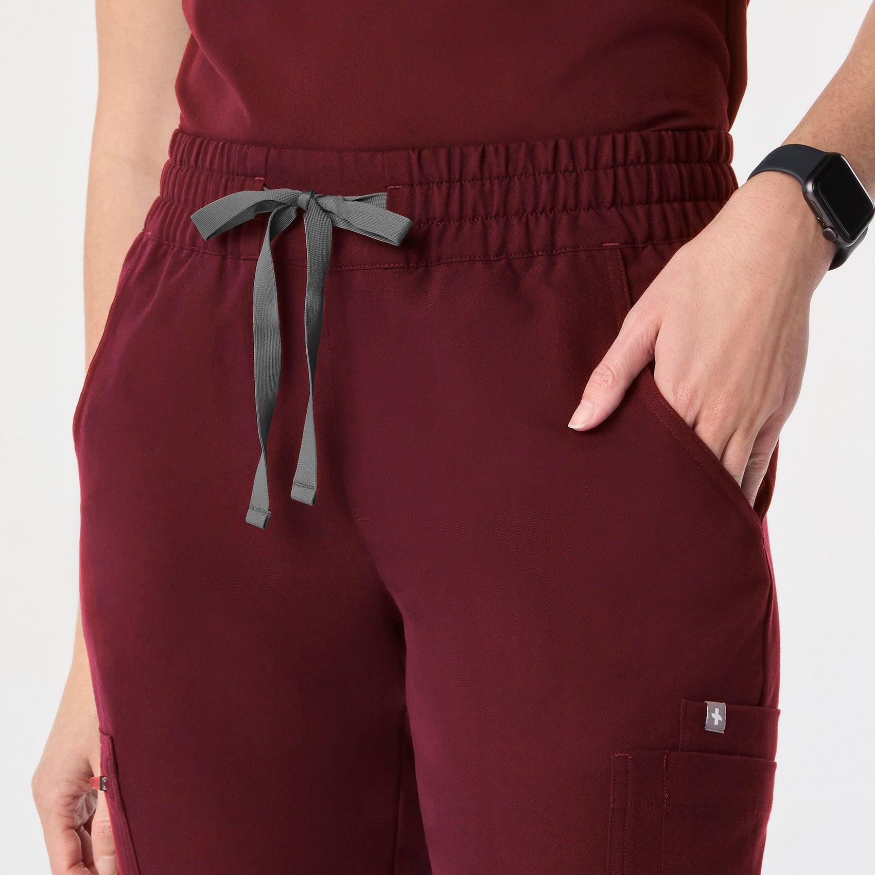 Uman Jogger Scrub Pant - Burgundy