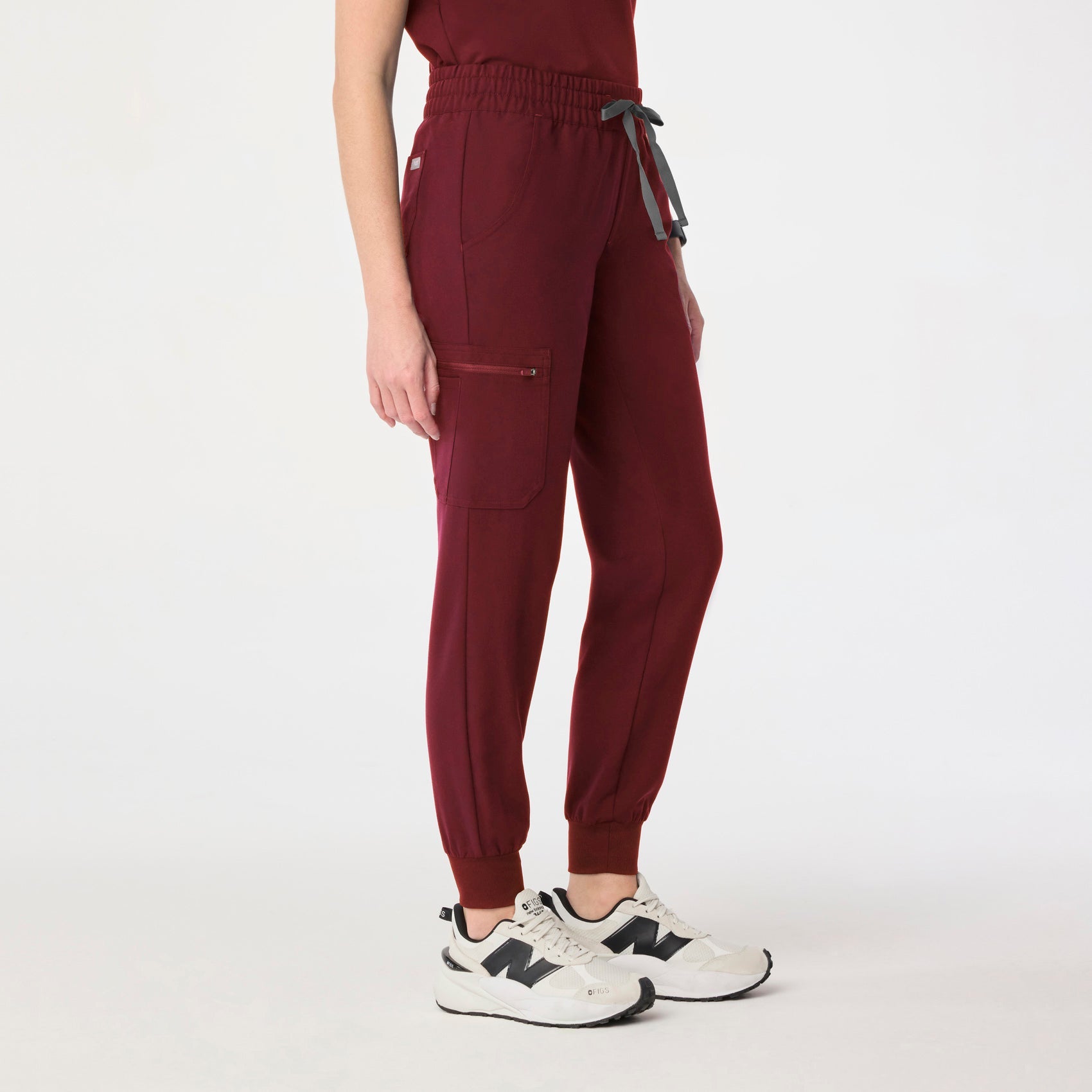 Uman Jogger Scrub Pant - Burgundy