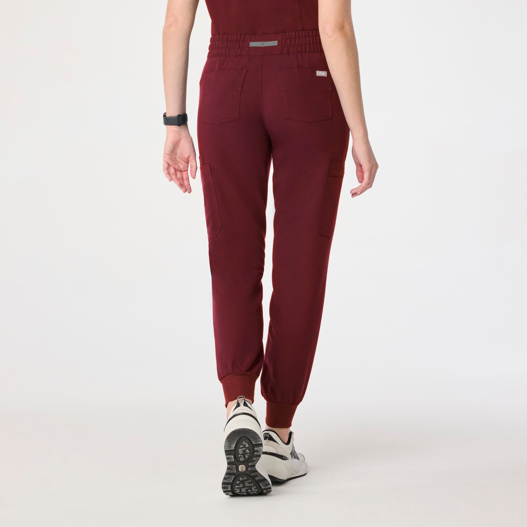 Uman Jogger Scrub Pant - Burgundy