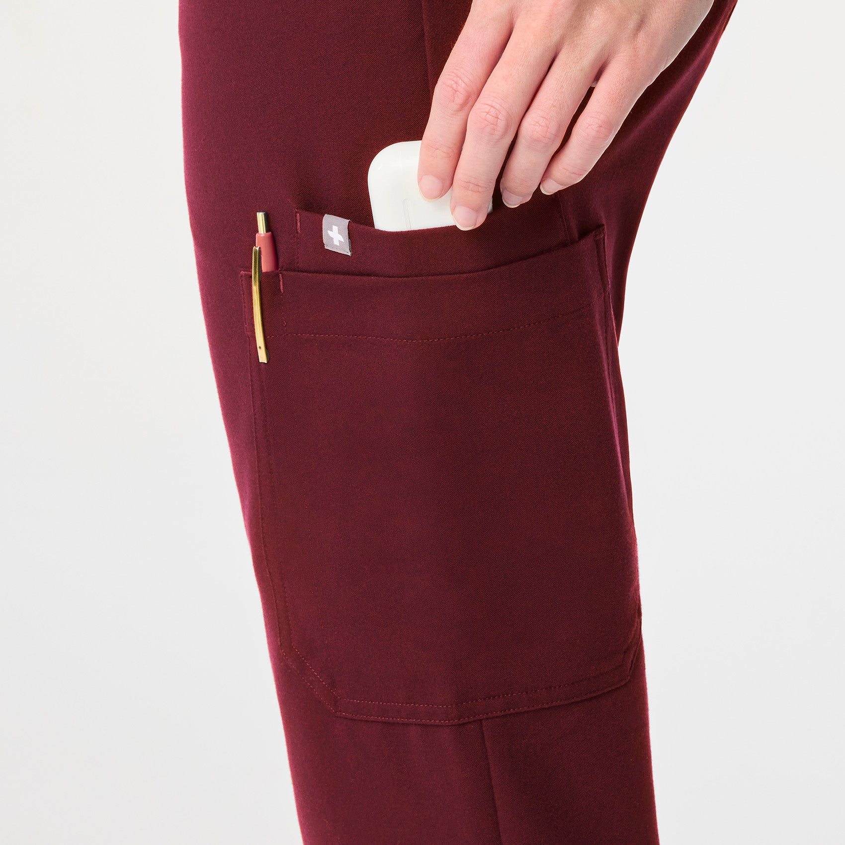 Uman Jogger Scrub Pant - Burgundy