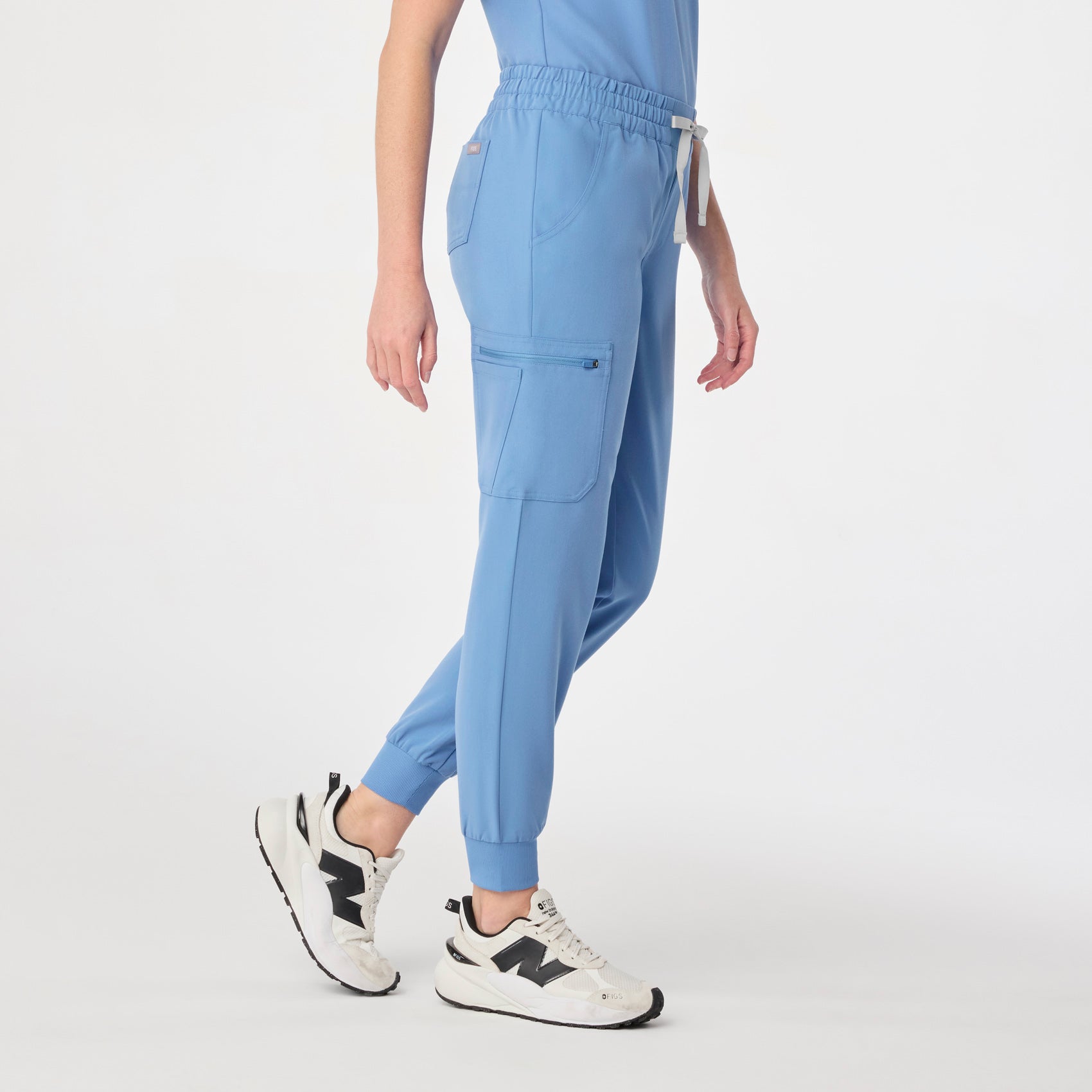 Uman Jogger Scrub Pant - Ceil Blue