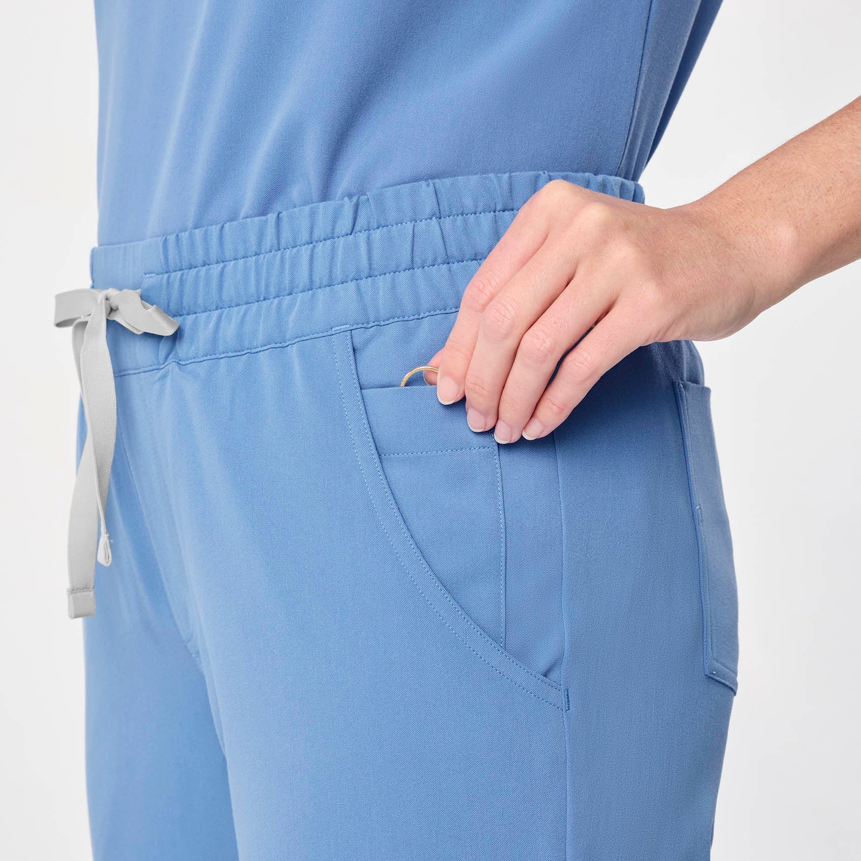 Uman Jogger Scrub Pant - Ceil Blue