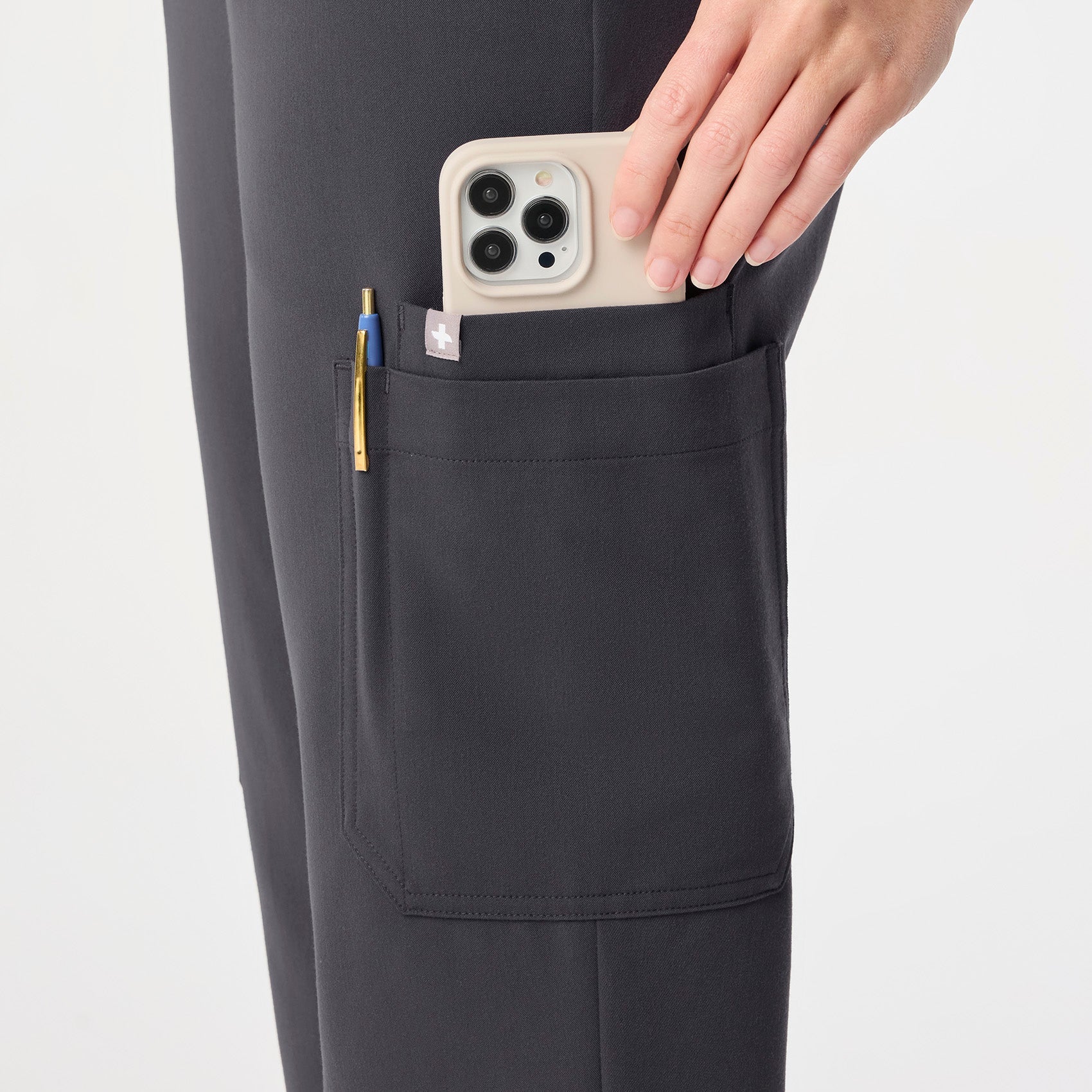 Uman High-Rise Jogger Scrub Pant - Charcoal