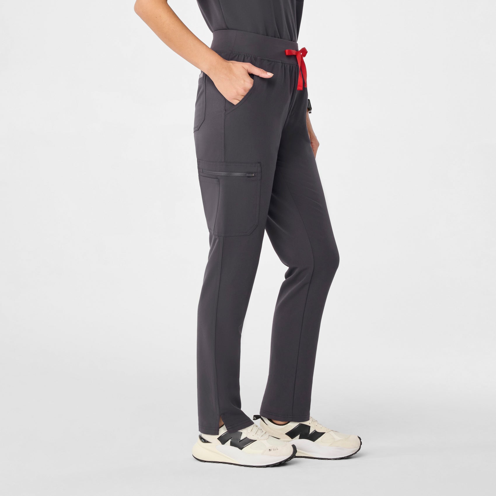 Yola High-Rise Slim Scrub Pant™ - Charcoal