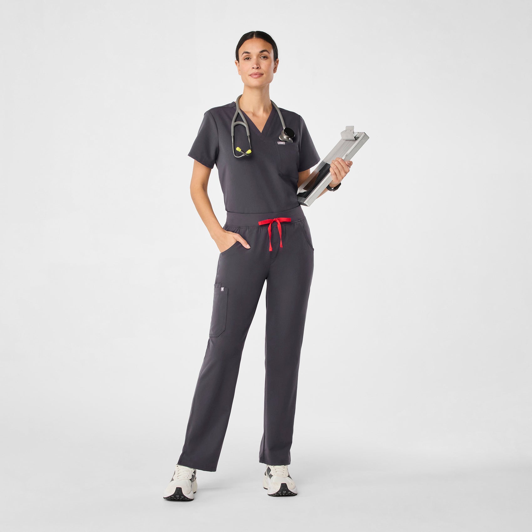 Kade Straight-Leg Scrub Pant™ - Charcoal