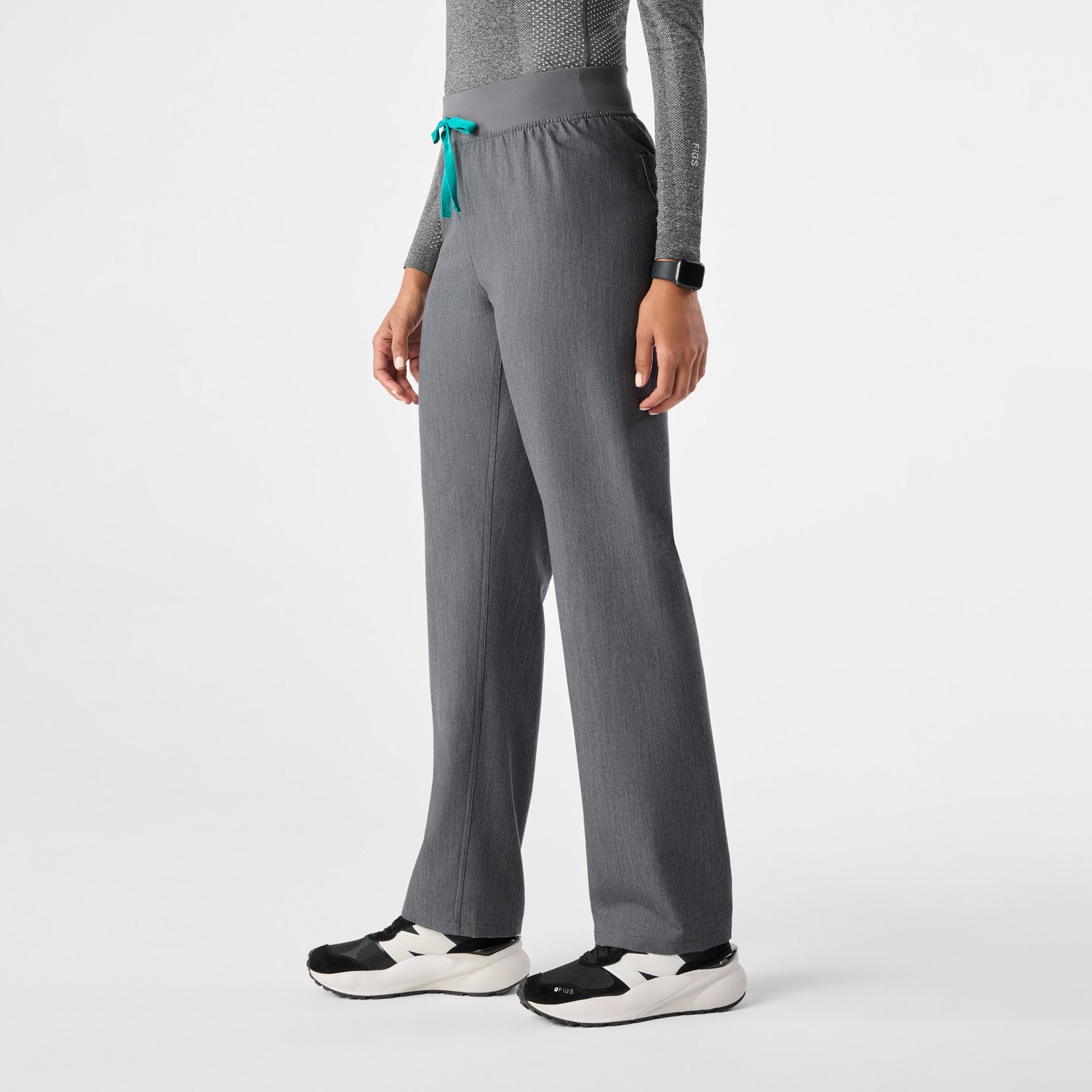 Livingston High-Rise Straight-Leg Scrub Pant™ - Graphite