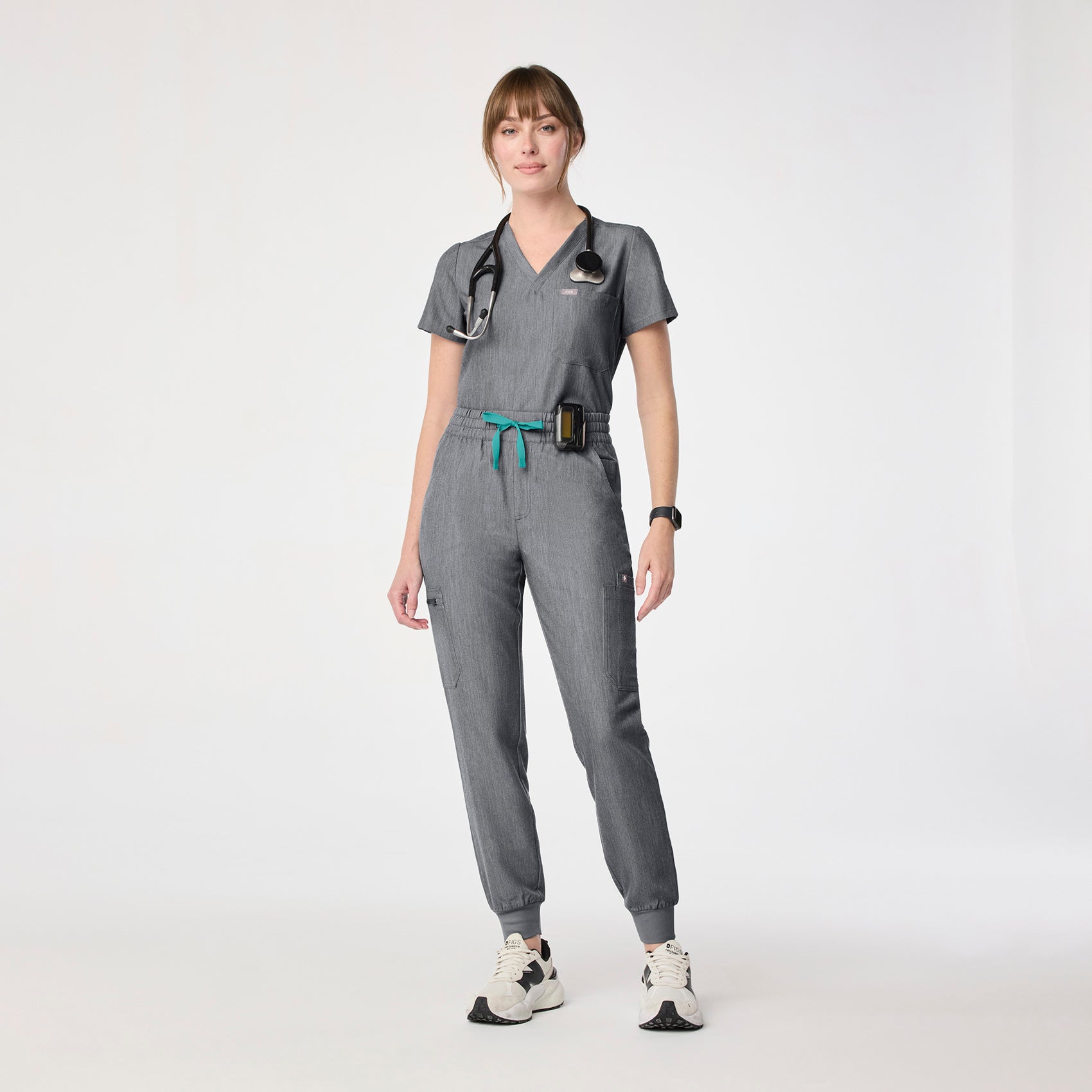 Uman High-Rise Jogger Scrub Pant - Graphite