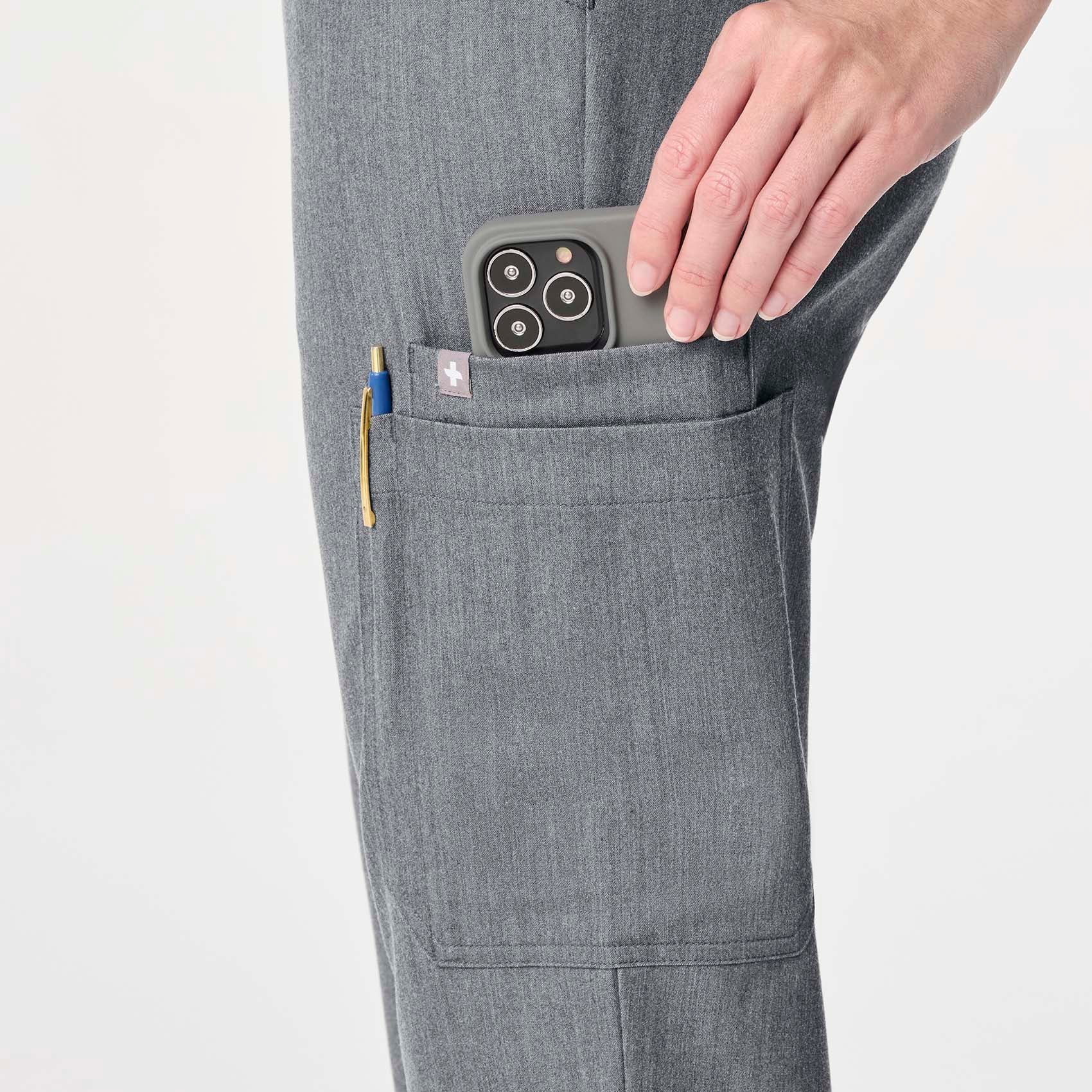 Uman High-Rise Jogger Scrub Pant - Graphite