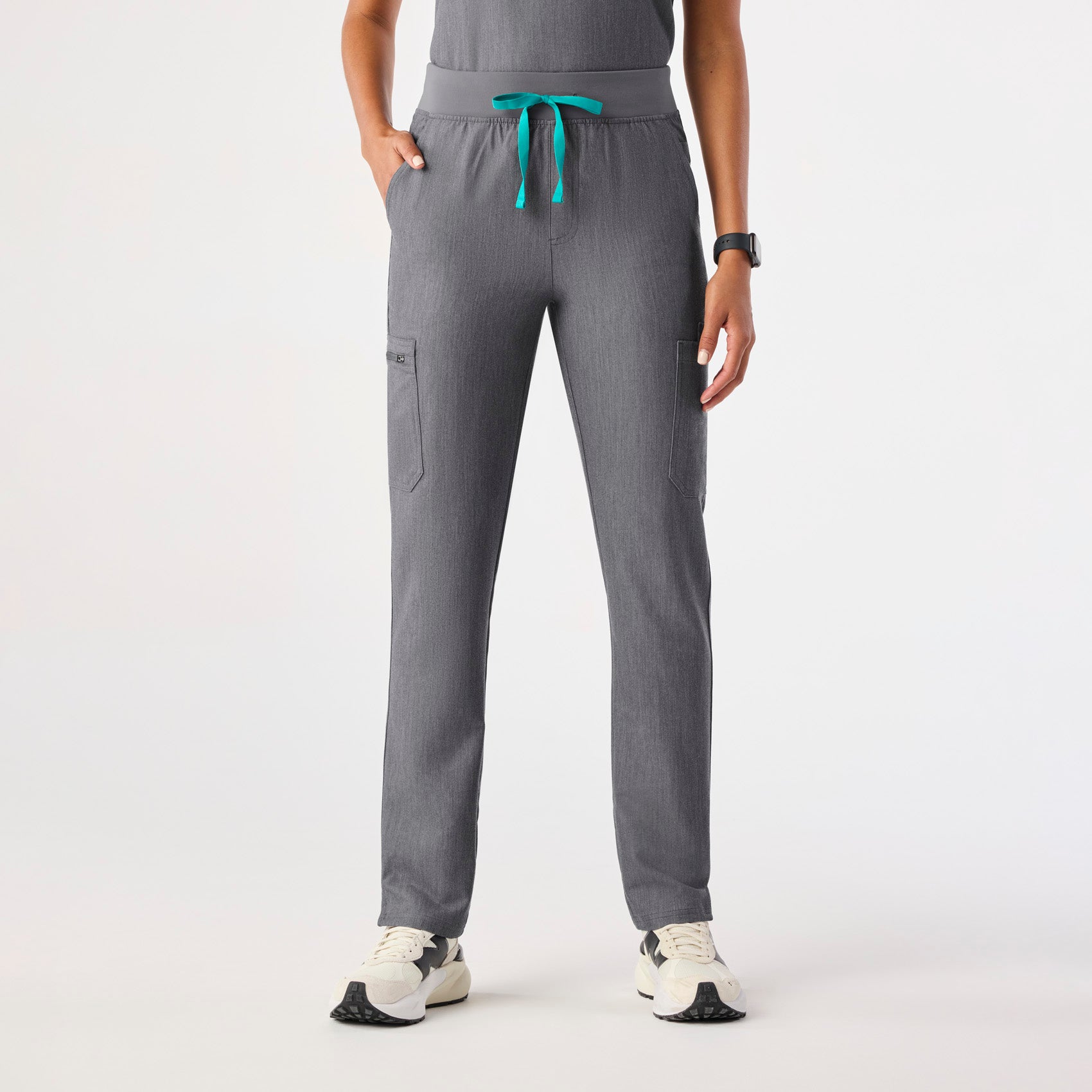 Yola High-Rise Slim Scrub Pant™ - Graphite