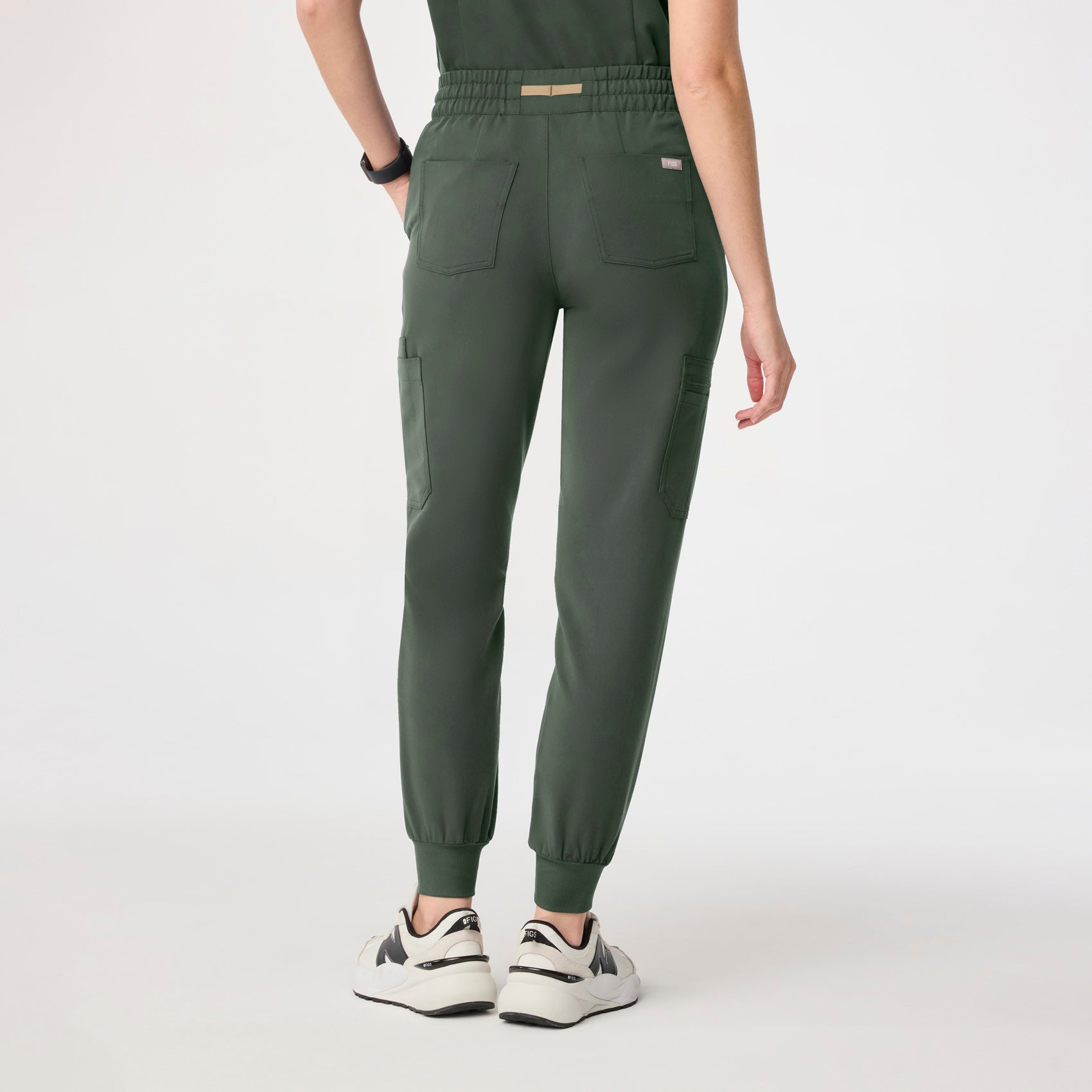 Uman High-Rise Jogger Scrub Pant - Moss