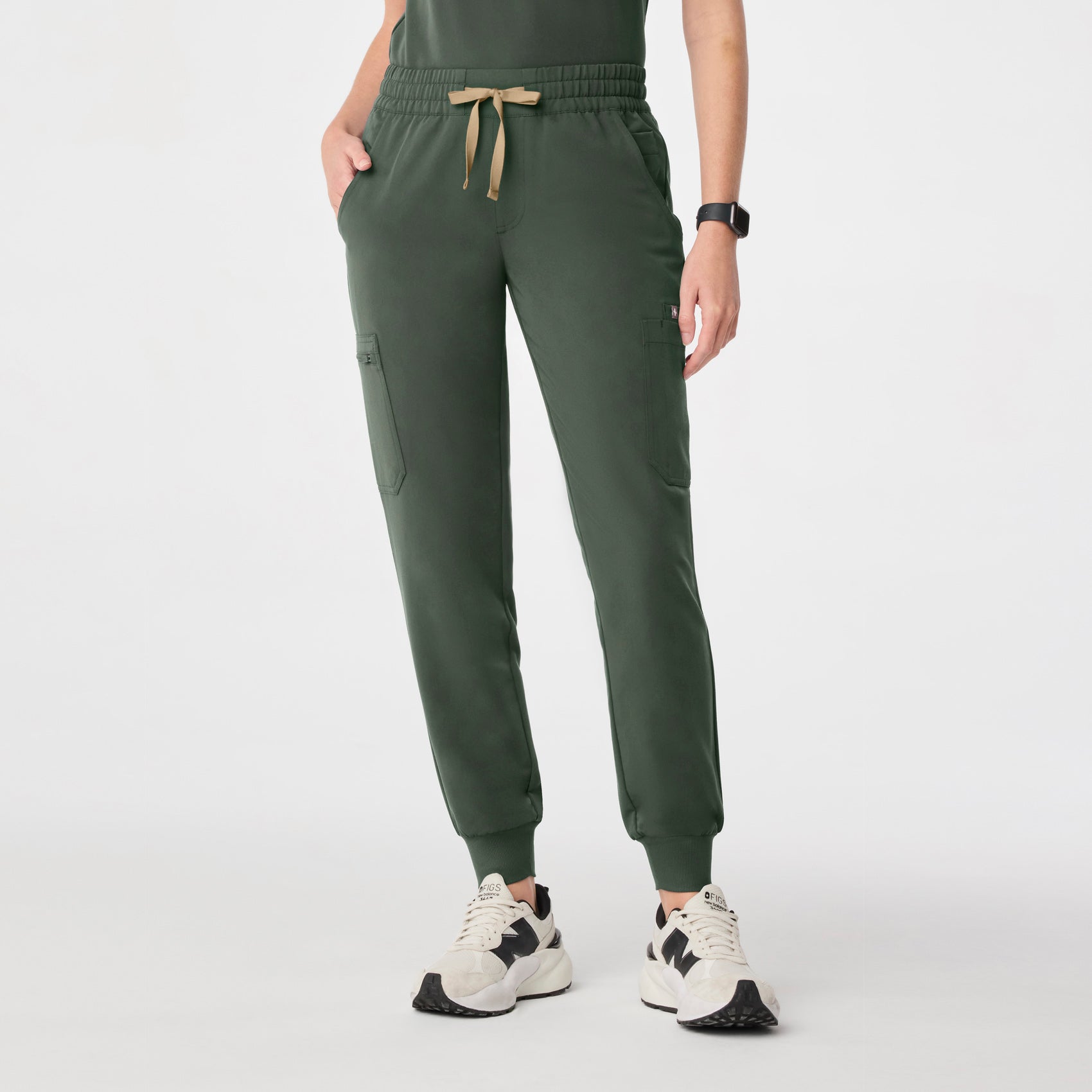 Uman Jogger Scrub Pant - Moss