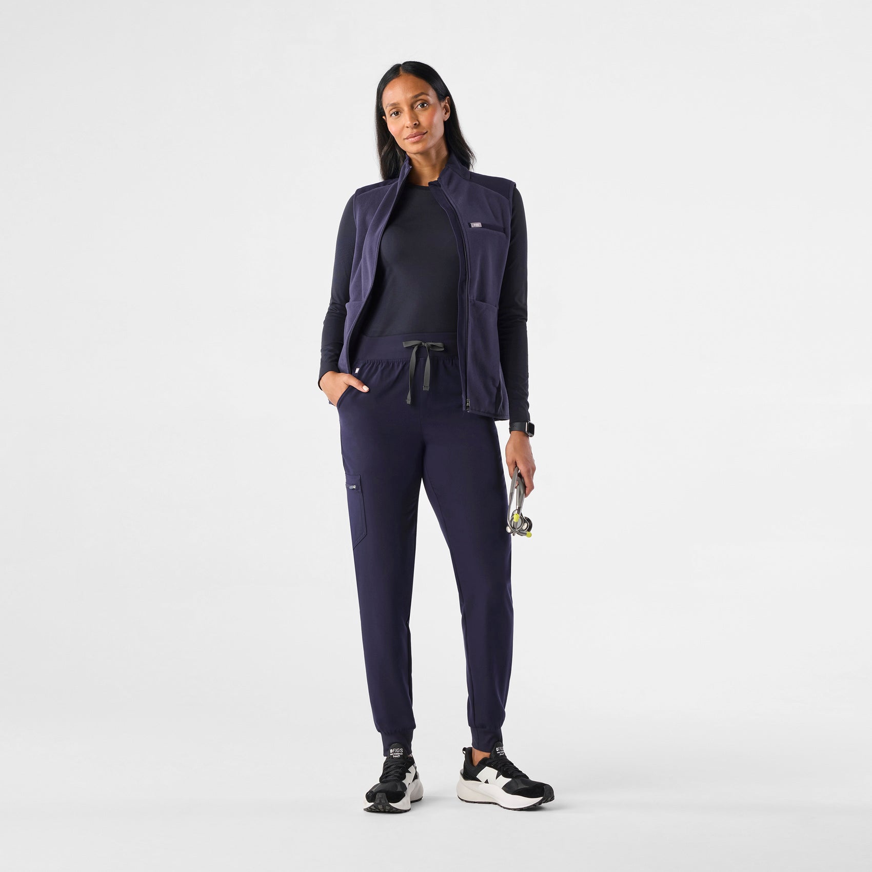Zamora High-Rise Jogger Scrub Pant™ - Navy