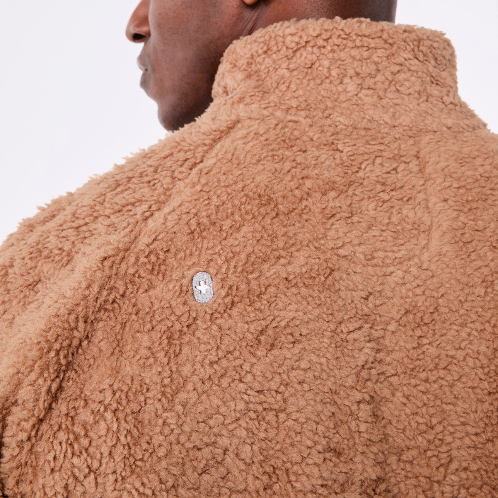 High-Pile Fleece Bomber Jacket - Macchiato