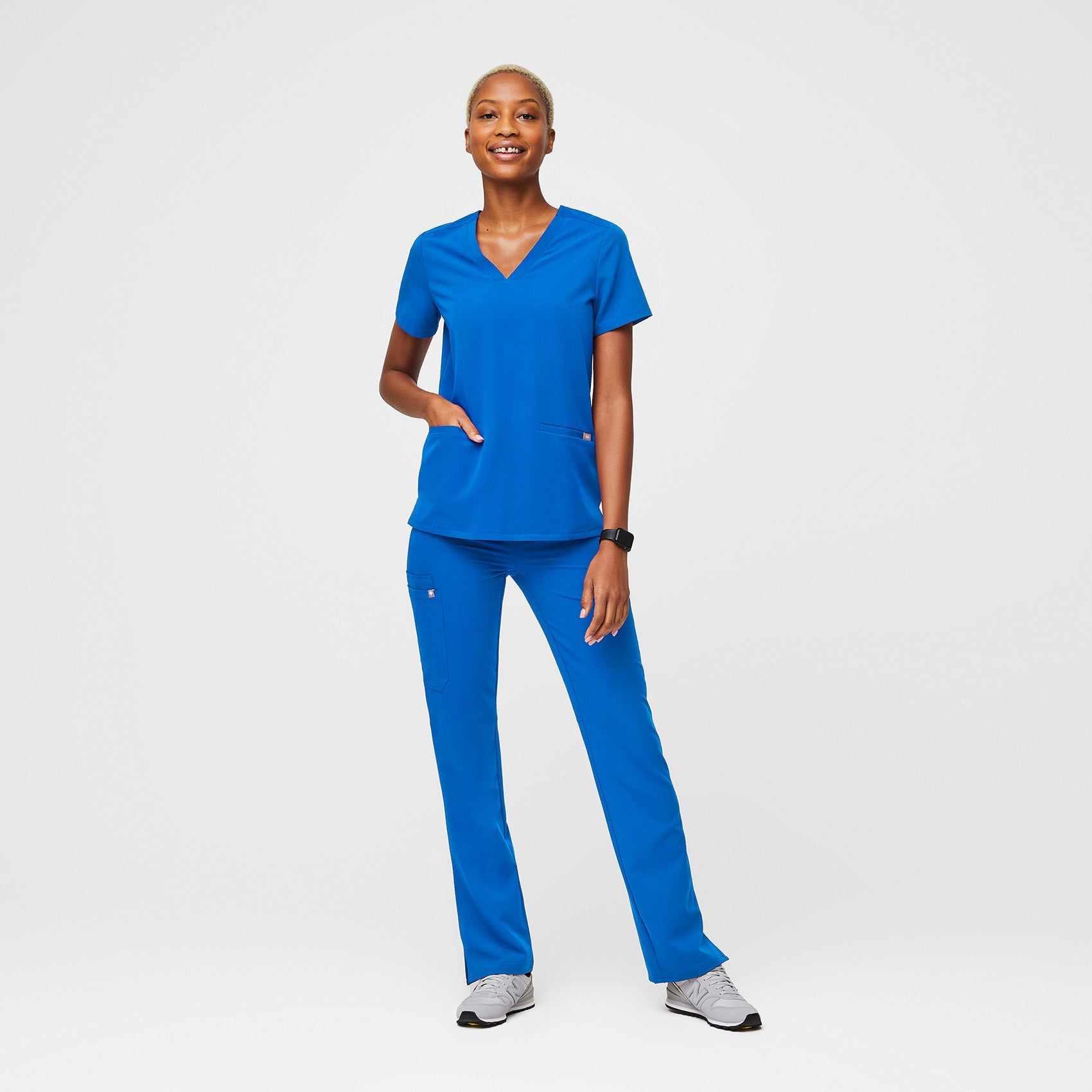 Casma Scrub Top™ - Royal Blue