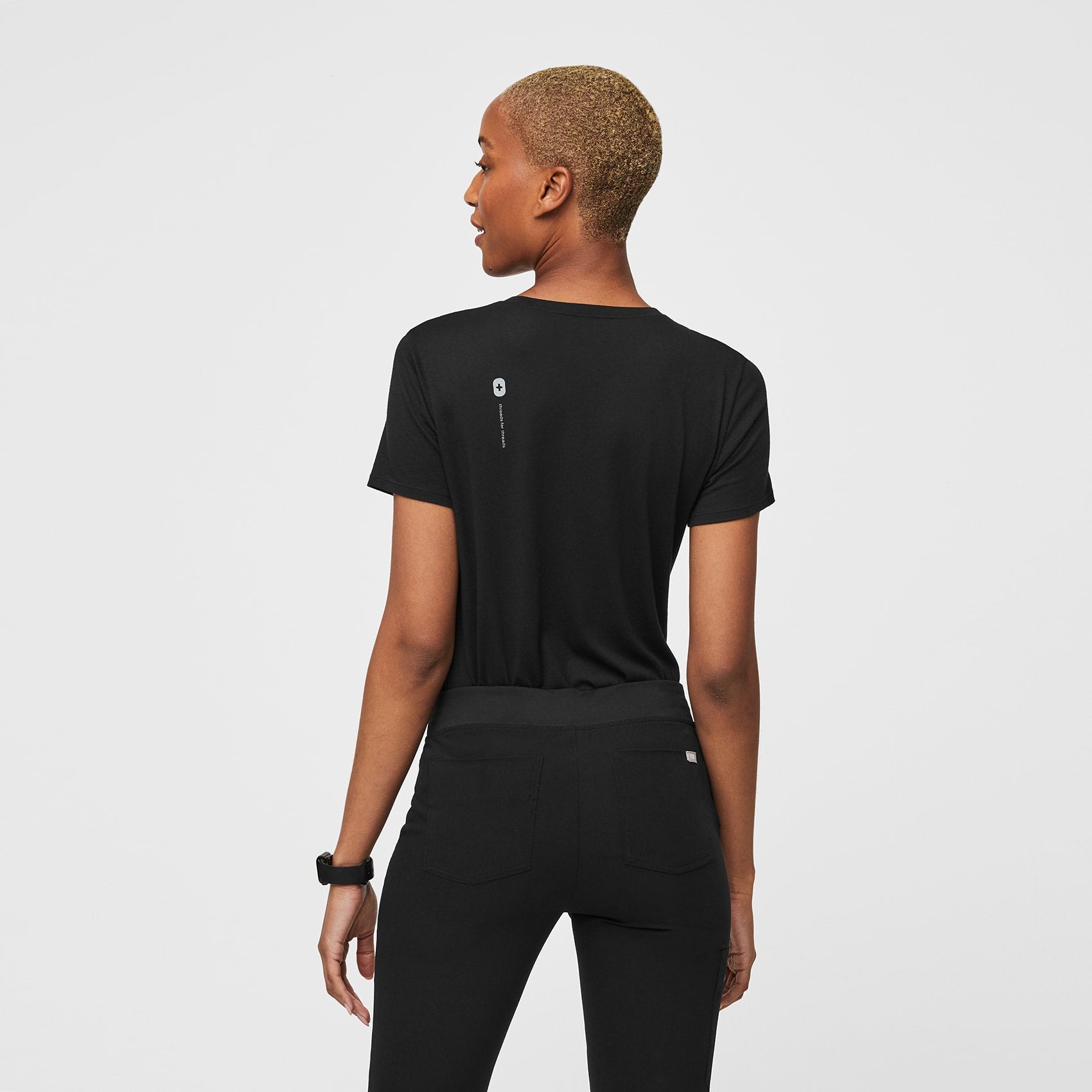 Supersoft Short-Sleeve Underscrub - Black