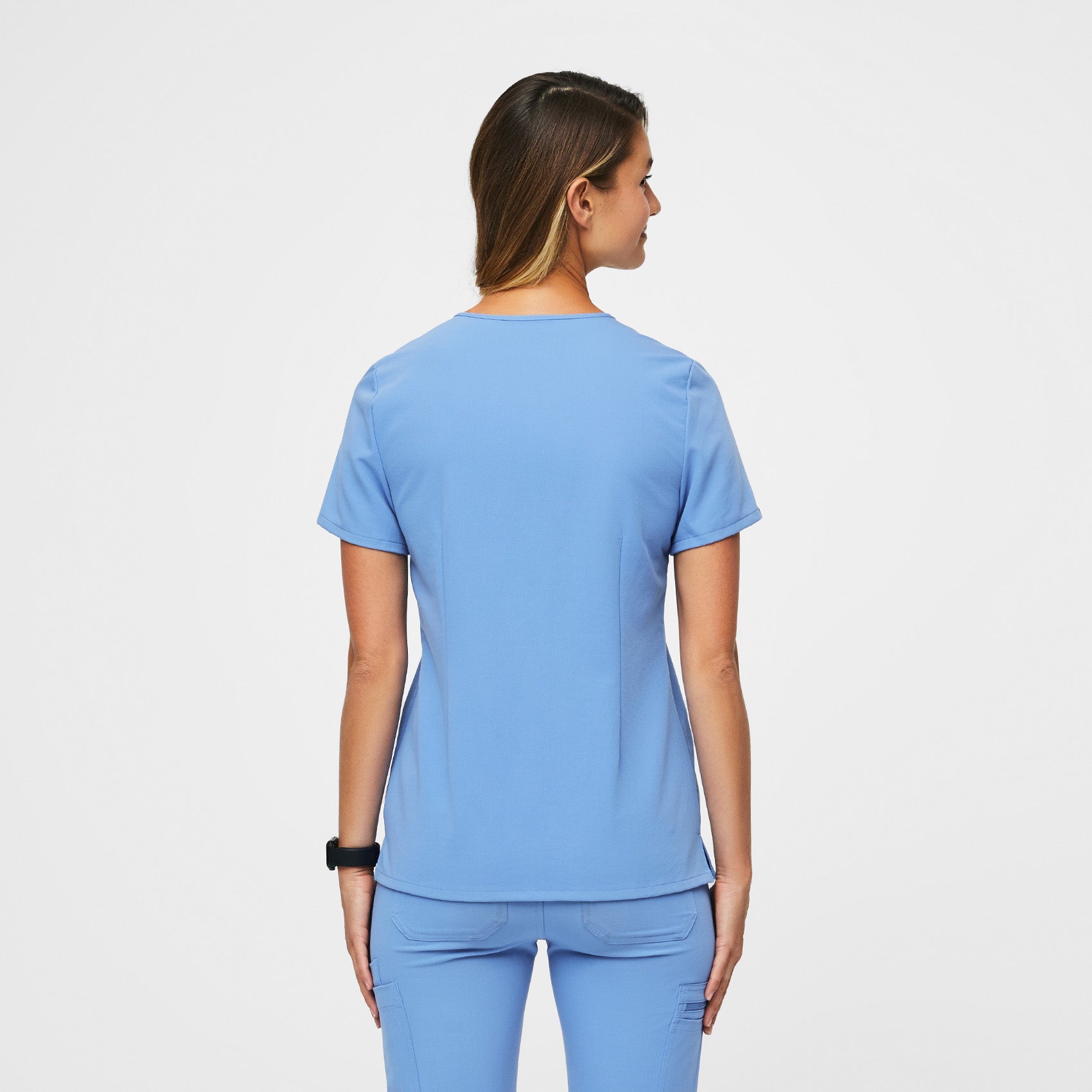 Casma Scrub Top™ - Ceil Blue