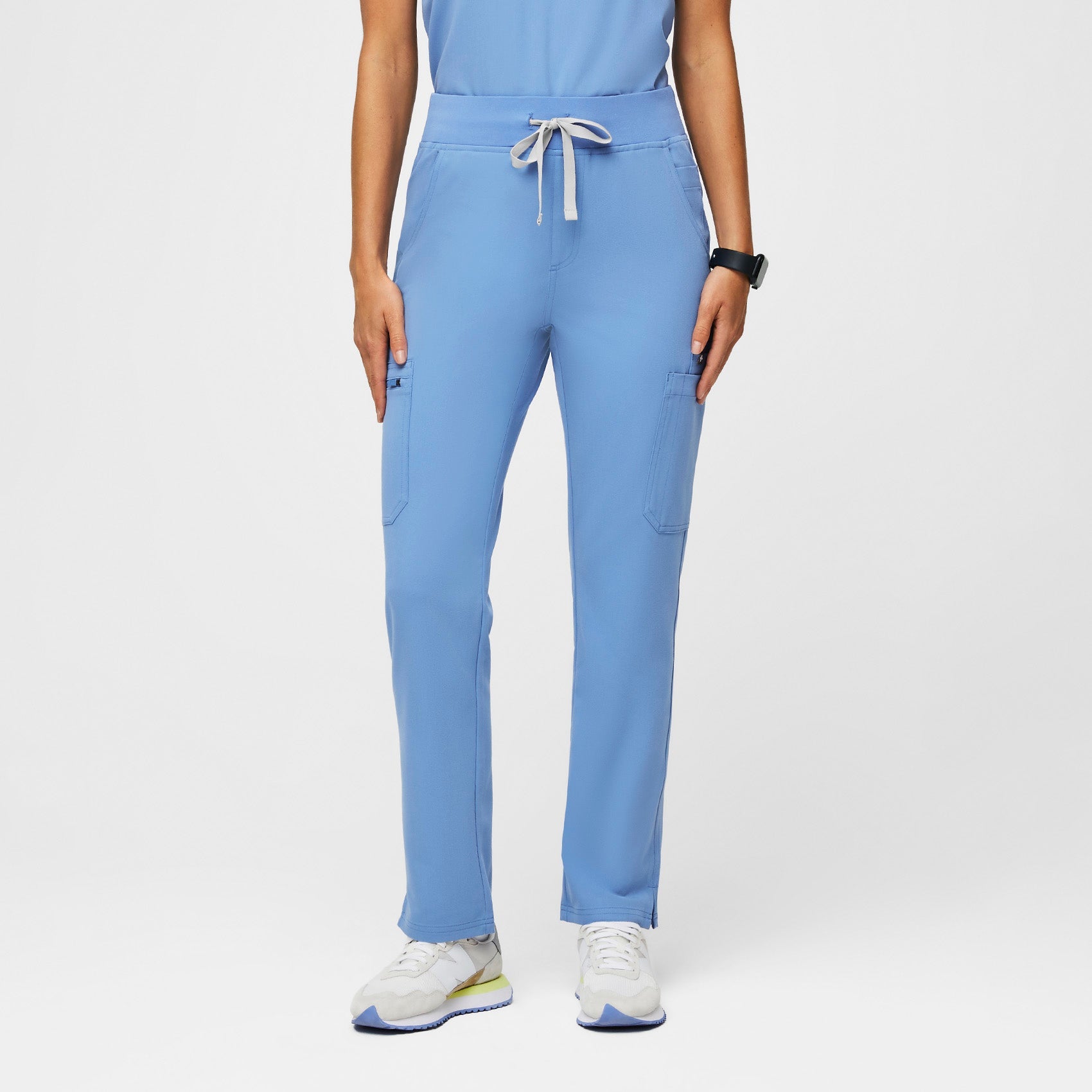 Yola High-Rise Slim Scrub Pant™ - Ceil Blue