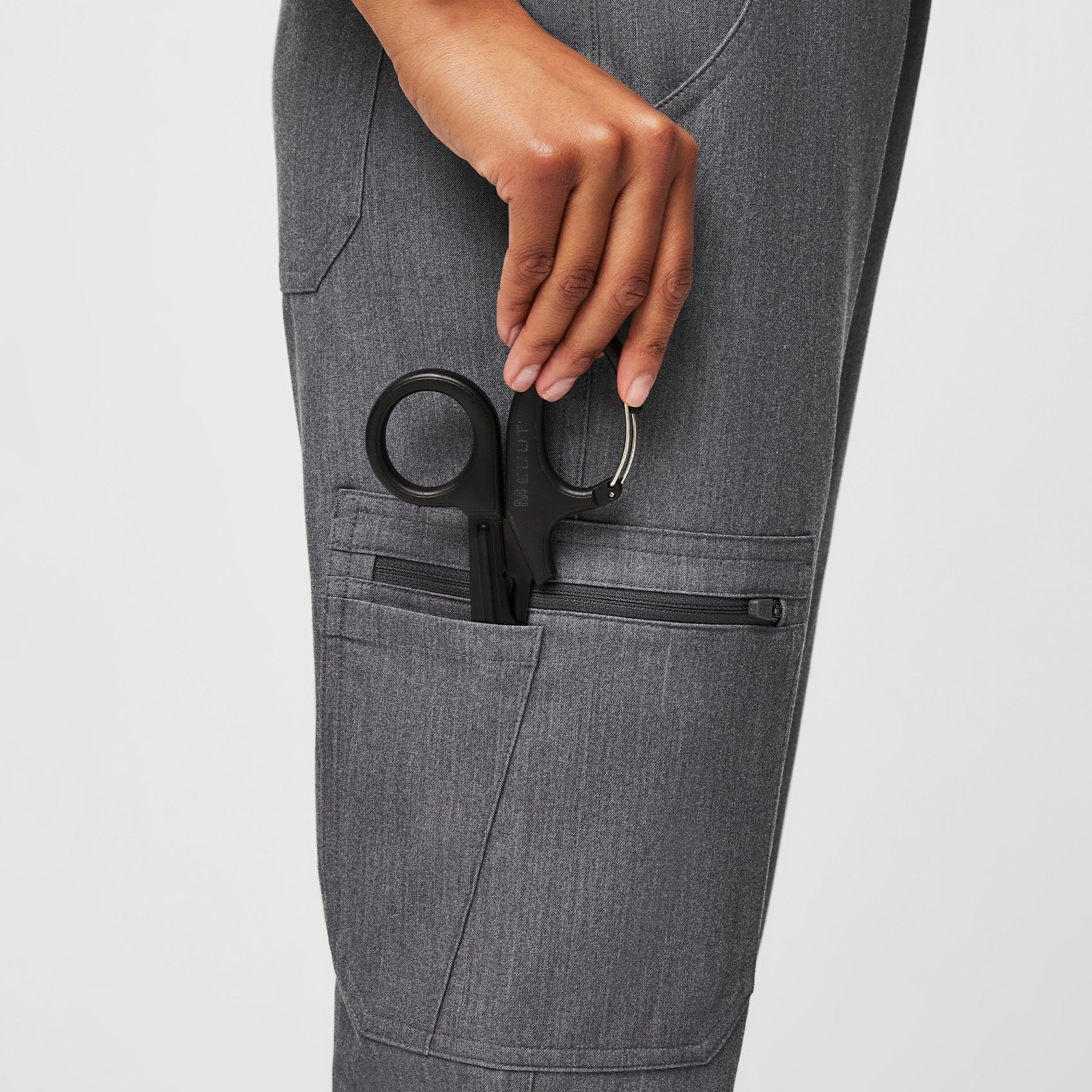 Yola High-Rise Slim Scrub Pant™ - Graphite
