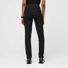 Yola High-Rise Slim Scrub Pant™ - Black
