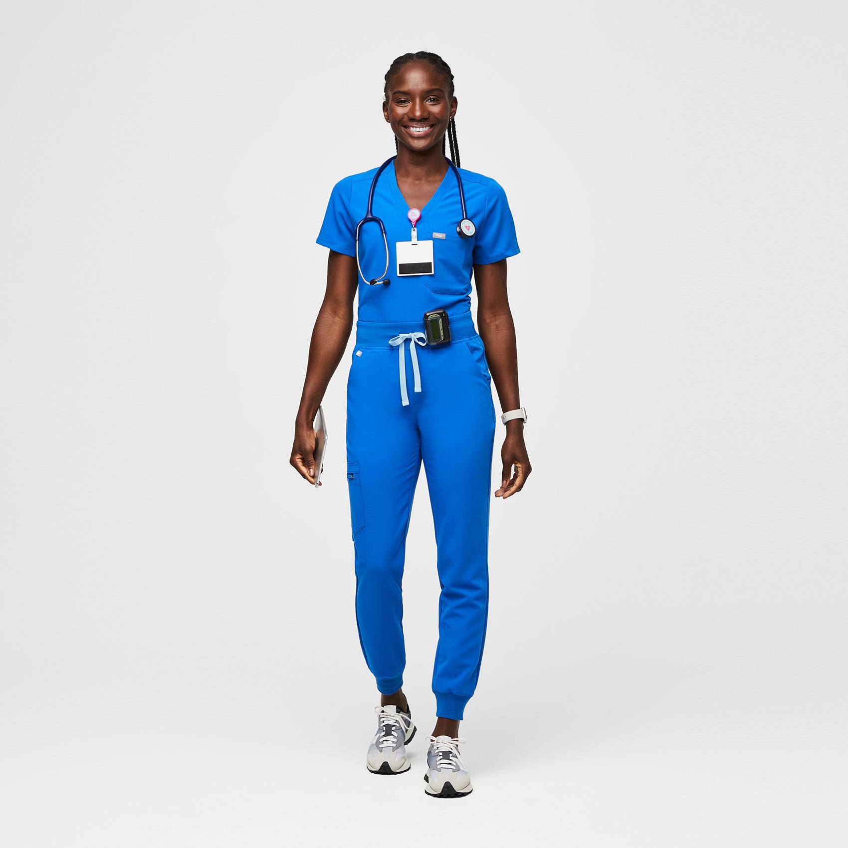 Zamora High-Rise Jogger Scrub Pant™ - Royal Blue
