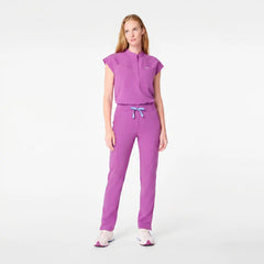 Payson Relaxed Henley Scrub Top
