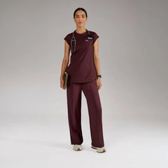 Alma™ FORMx Slim Crew-neck Tunic Scrub Top