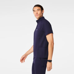 Timmons Mock-Neck Scrub Top