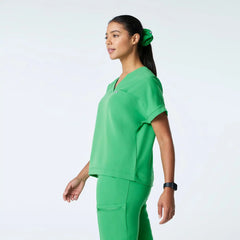 Carlota Relaxed V-Neck Scrub Top