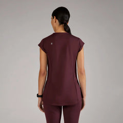Alma™ FORMx Slim Crew-neck Tunic Scrub Top