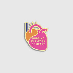 Work of Heart Enamel Pin